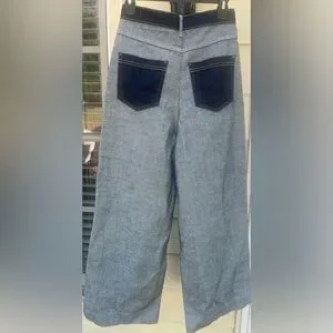 Zara | Jeans | Zara Jeans High Rise Inside Out Wide Leg